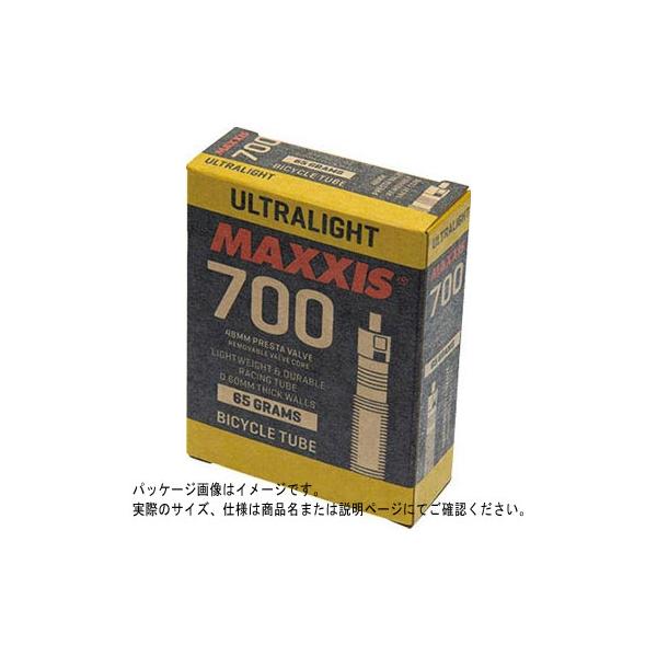 マキシス 700×23〜32C 仏式 (48mm) ウルトラライト チューブ MAXXIS