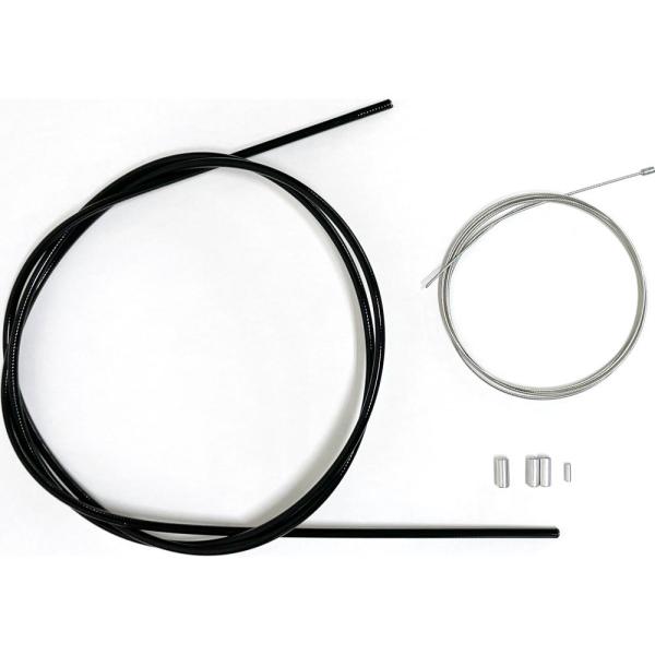 Brompton用の日泉ケーブル シフトワイヤーセット ・アウター　1本　1700mm ・インナー　1本　1500mm ・アウターキャップ　3個 ・インナーキャップ　1個 商品のカラー・サイズについて 商品のカラーはディスプレイの種類等によ...