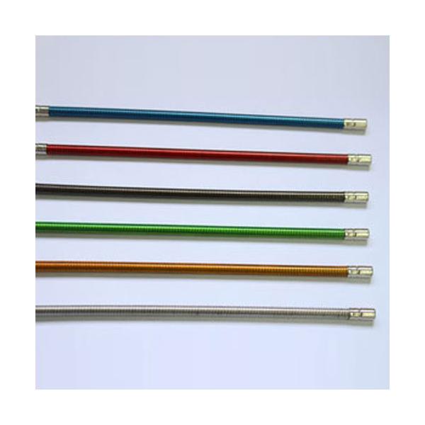 Brompton用の日泉ケーブル ブレーキワイヤーセット ・アウター　1本　2300mm（カットして前後で使用） ・アウターキャップ　4個 商品のカラー・サイズについて 商品のカラーはディスプレイの種類等により、実物と異なって見える場合がご...