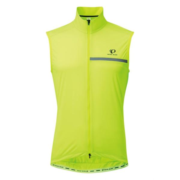 パールイズミ 【2310】ストレッチ ウィンドシェル ベスト 3.ネオンイエロー PEARLIZUMI
