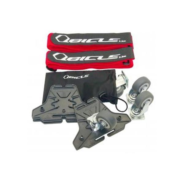 ※沖縄県への発送に送料無料は適用されません。購入金額に関わらず通常送料に別途加算されます。バイクポーター用キャスターセットです。 Qbicleバイクポーターに使用する場合はバイクポーターのマジックテープを利用して取り付けます。  そのほかの...