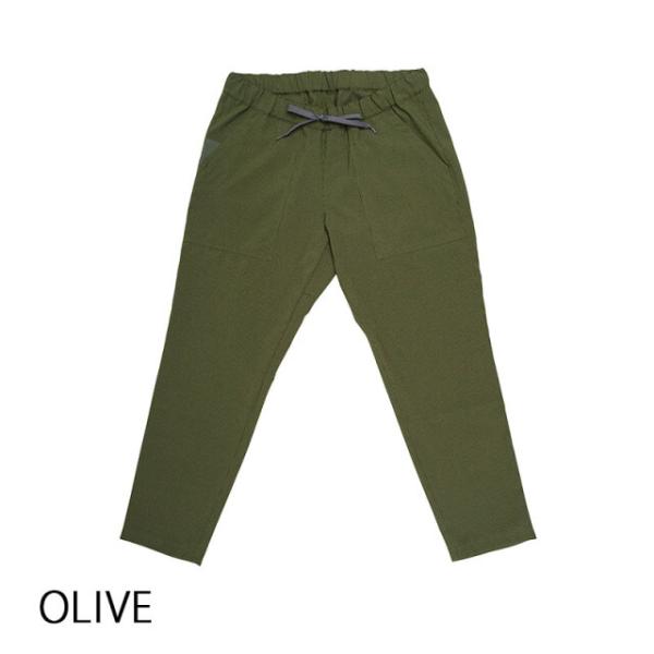 リンプロジェクト 【3219】BIKE and PANTS LONG オリーブ ロングパンツ 日傘のように涼しい サラッと風が抜ける COOLMAX シアサッカー