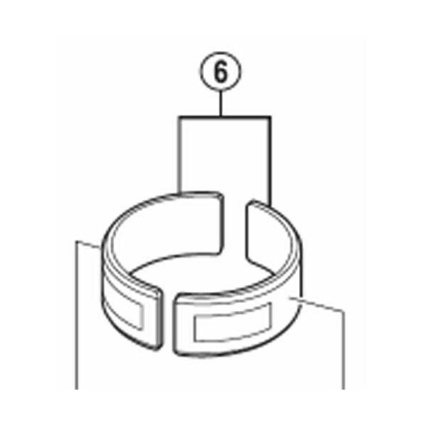[6]取付バンドアダプターユニットφ28.6mm（1-1/8”）