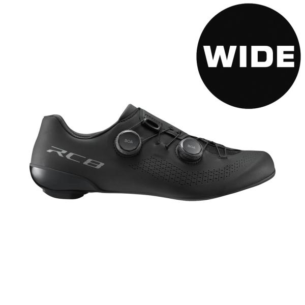 【返品交換不可】シマノ SH-RC810 ブラック ワイドフィット SPD-SL/SPD-SLR シューズ