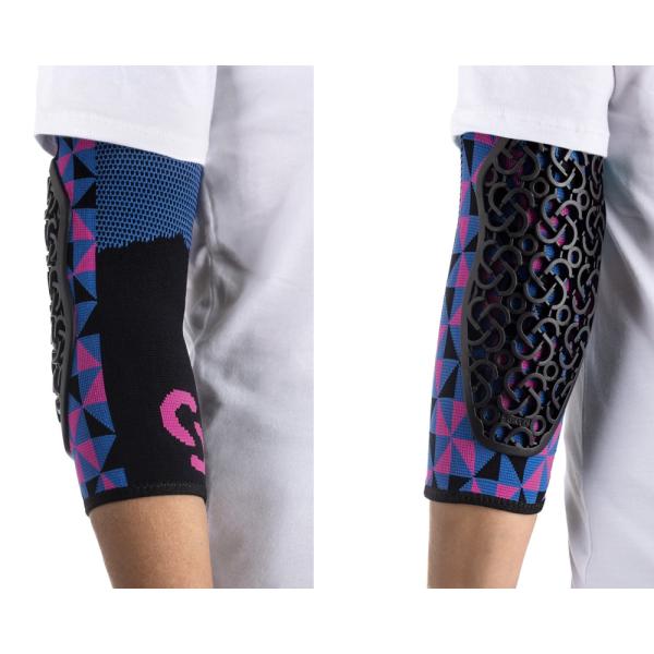 SERYT(セリット) FLOW ELBOW PROTECTION アルレッキーノ ピンク ブルー