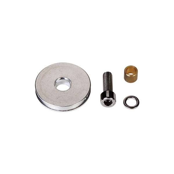 ※沖縄県への発送に送料無料は適用されません。購入金額に関わらず通常送料に別途加算されます。シクロクロス用フレームのフロントシフトケーブルを下引きにするための滑車 フレームのシートチューブに滑車のボルトを取り付けるためのダボが必要です   商...