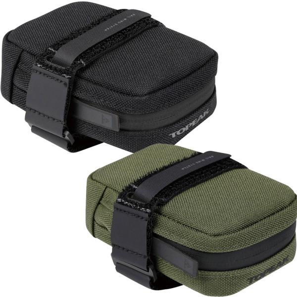 サドルレールに確実に固定する「レールウイング着脱システム」 ベルクロストラップでサドルレールに取り付けるミニマルなサドルバッグ。 レールウイング着脱システムにより、サドルレールにしっかりと固定できるうえ、サドルバッグ下部にはCO2 カートリ...