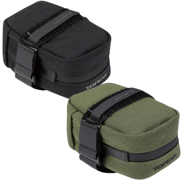 サドルレールに確実に固定する「レールウイング着脱システム」ベルクロストラップでサドルレールに取り付けるミニマルなサドルバッグ。レールウイング着脱システムにより、サドルレールにしっかりと固定できるうえ、サドルバッグ下部にはCO2 カートリッジ...