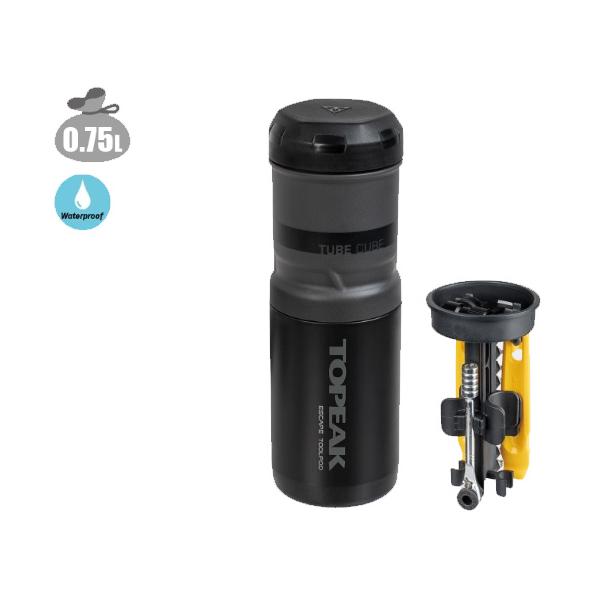 沖縄県への発送に送料無料は適用されません。購入金額に関わらず1,650円（税込）が通常送料に別途加算されます。  ラチェットツール、ビット10本、CO2インフレーター、ディスクブレーキスペーサー、タイヤレバー2本が収められたツールボトル。 ...