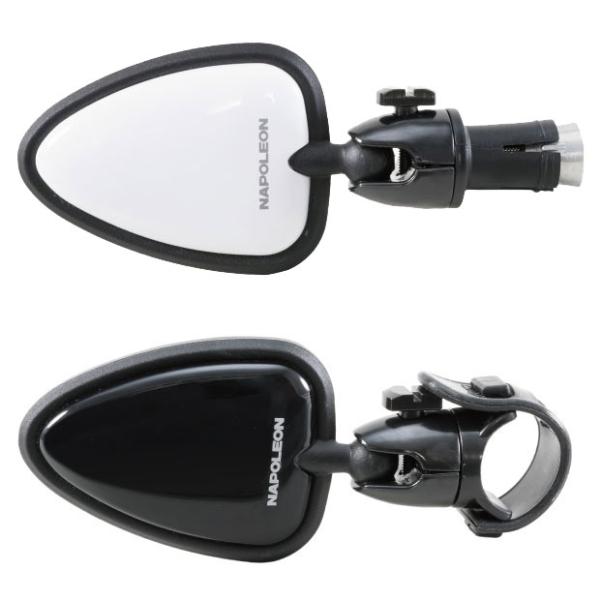 オートバイ用ミラーでも使用している高品質ミラーを使用し更にR800曲率鏡採用で歪みが少ないクリアーかつワイドな視界を確保 ボールジョイントで取り付け角度が自由自在。折りたたんでおくことも可能で自転車の収納時に便利 安全な飛散防止処理。鏡の裏...