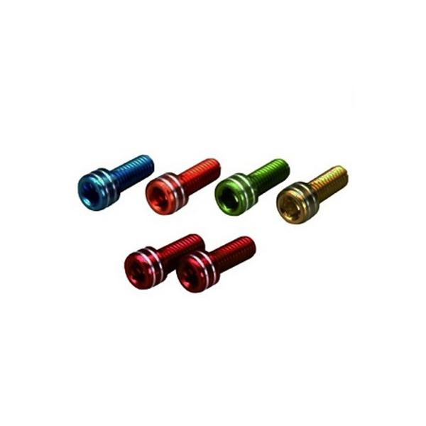 沖縄県への発送に送料無料は適用されません。購入金額に関わらず通常送料に別途加算されます。  XSS-03 ボトルケージ用アルミボルト 入数：2個  サイズ：M5×15mm  重量：0.8g  材質：アルミ(CNC加工)  商品のカラー・サイ...