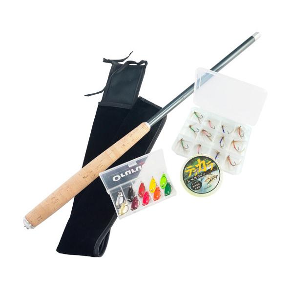 オルルド釣具 テンカラ スターターキット 4点セット 渓流竿 3.6m