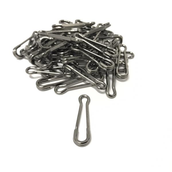 ハワイ　フック 50cm オルルド釣具 仕掛け スナップ ハワイフック 50個セット クロム