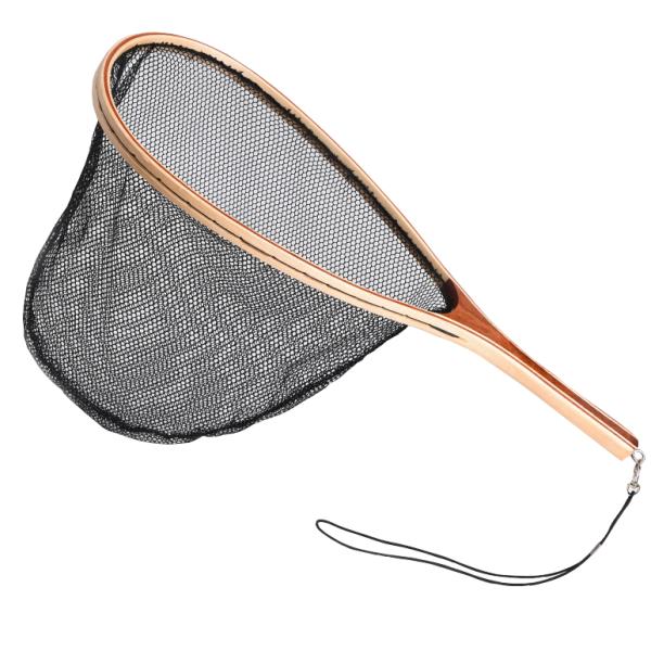 渓流　ランディングネット ランディングネット 木製トラウト 網 40サイズ 本流 渓流 管理