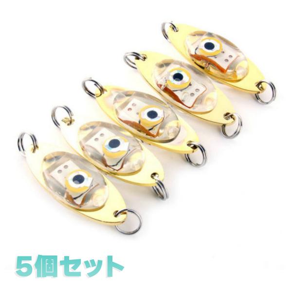❇️漁船 水中灯 集魚灯　当時物　コレクション オルルド釣具 集魚灯 水中LED 4色 5個セット 150時間点灯 電池交換不可