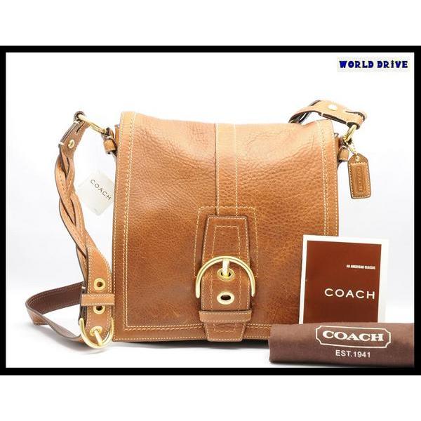 COACH コーチ☆レザーヒッピーフラップ♯10052 トフィー COACH コーチ☆レザーヒッピーフラップ♯10052 トフィー