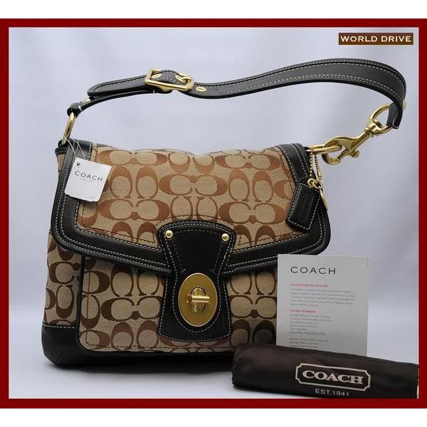 COACH コーチ☆レガシーシグネチャースリムフラップ#10338 KHDB 