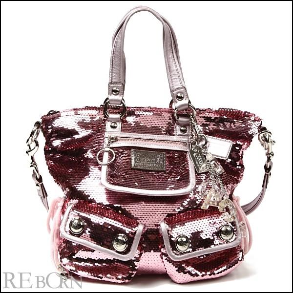 COACH コーチバッグ アウトレットCOACH ポピー POPPY 2WAY シークイン 