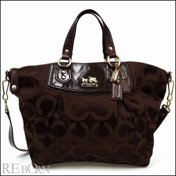 コーチバッグ アウトレット Coach トート オプアート 2way ショルダーバッグ 14335 マホガニー Buyee Buyee Japanese Proxy Service Buy From Japan Bot Online