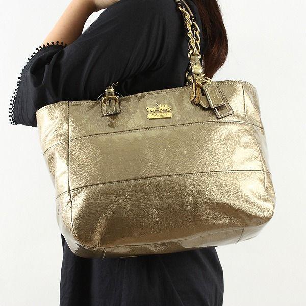 COACH COACHコーチ新作バッグトート トライベッカ マディソン パテント 