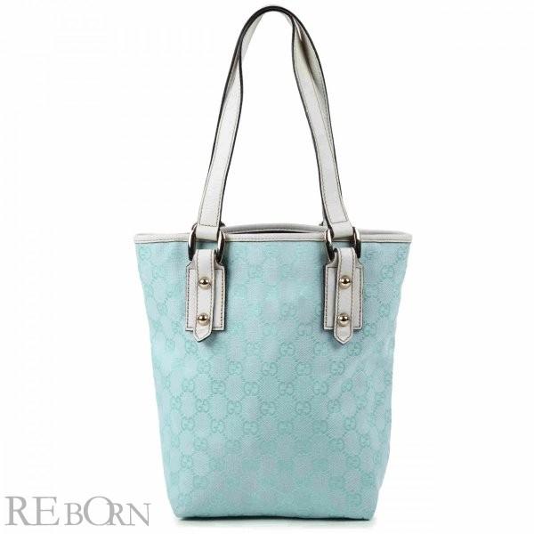 グッチ GUCCI ハンドバッグ パステルブルー 257250bl 保存袋付き  