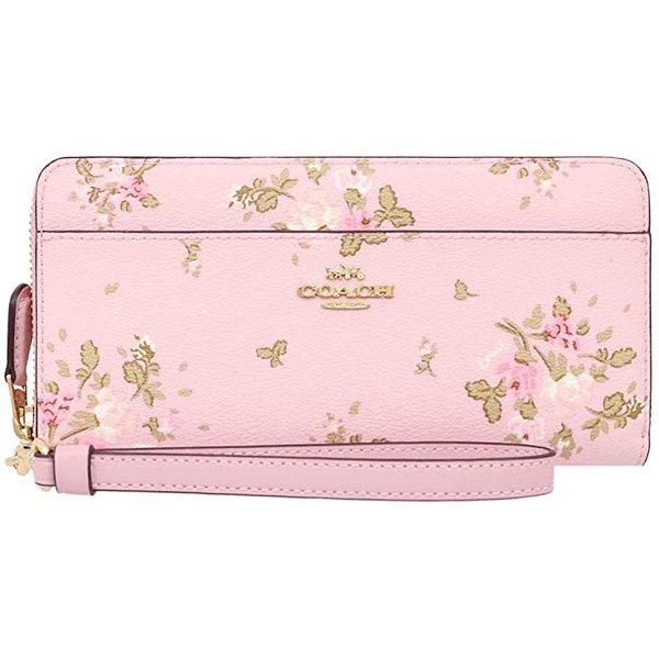 コーチ Coach 長財布 966 Imokv リスト付き 花柄zip ピンク アウトレット レディース コーチギフトボックス付き 966 Imokv コーチバッグのワールドドライブ 通販 Yahoo ショッピング