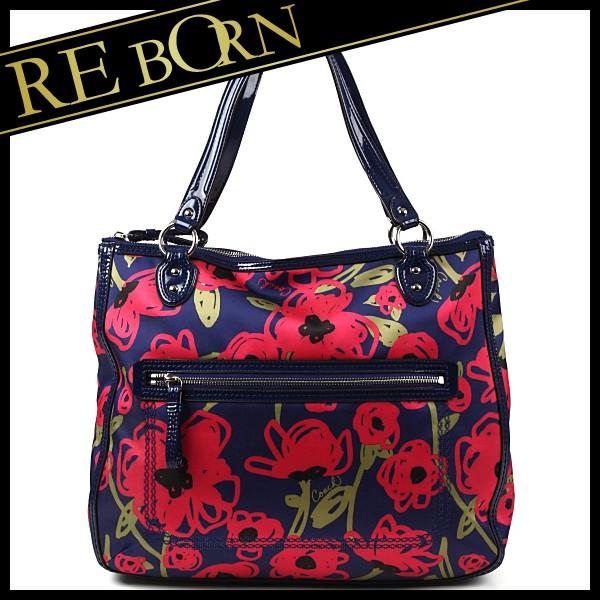 COACH コーチバッグ アウトレット 美品 トートバッグ ポピー  