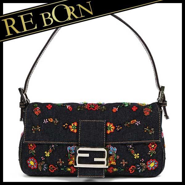 FENDI フェンディ バッグ ビーズ ショルダー マグネット開閉フラップ  