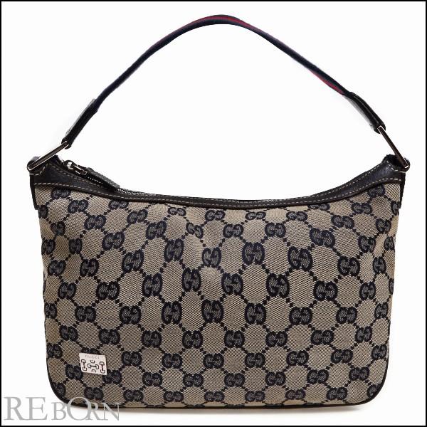 GGキャンバス グッチGUCCI バッグ ショルダー GG柄 145812 ネイビー  