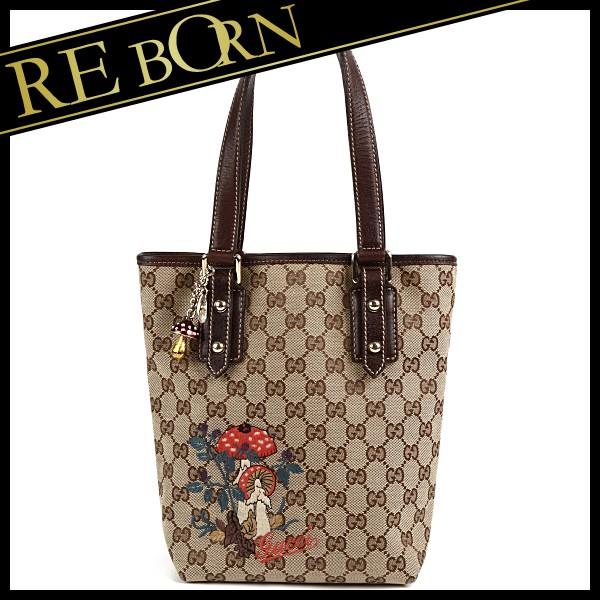 GGキャンバス グッチGUCCI バッグ トート GG柄 163260 きのこ GGキャンバス グッチGUCCI バッグ トート GG柄 163260 きのこ