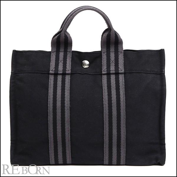 フールトゥ HERMES エルメス ミニ トート バッグ ブラック フールトゥ HERMES エルメス ミニ トート バッグ ブラック