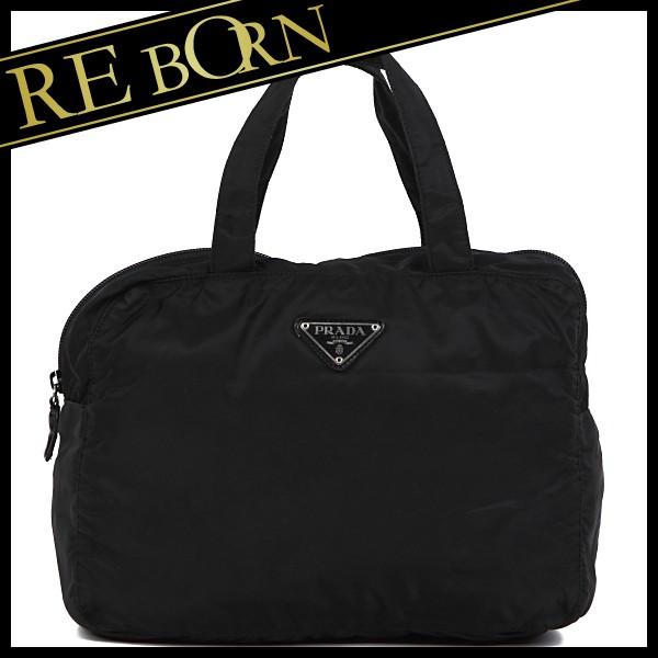 プラダ PRADA バッグ ナイロン ミニ トート バッグ ブラック B4895F 