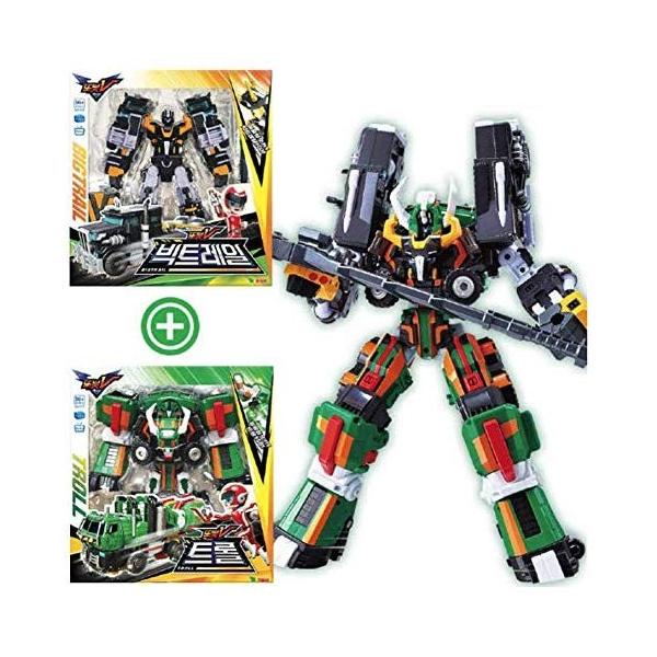 トボットV ビッグトロール Combination of two robots] Tobot V Big Troll - YouTube