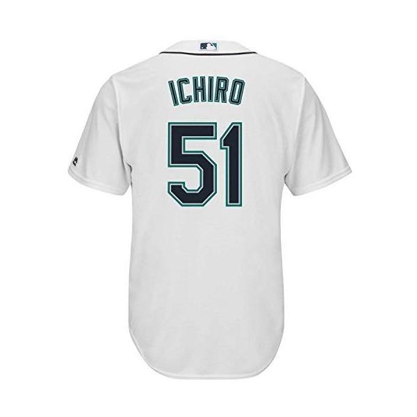 MLB　シアトル・マリナーズ　イチロー　＃５１　オーセンティック　ユニフォーム Majestic MLBレプリカユニフォーム イチロー シアトル・マリナーズ #51