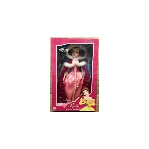 14 Beauty and the Beast Belle's Enchanted Christmas Holiday Gown Keepsake Porcelain Doll ドール 人