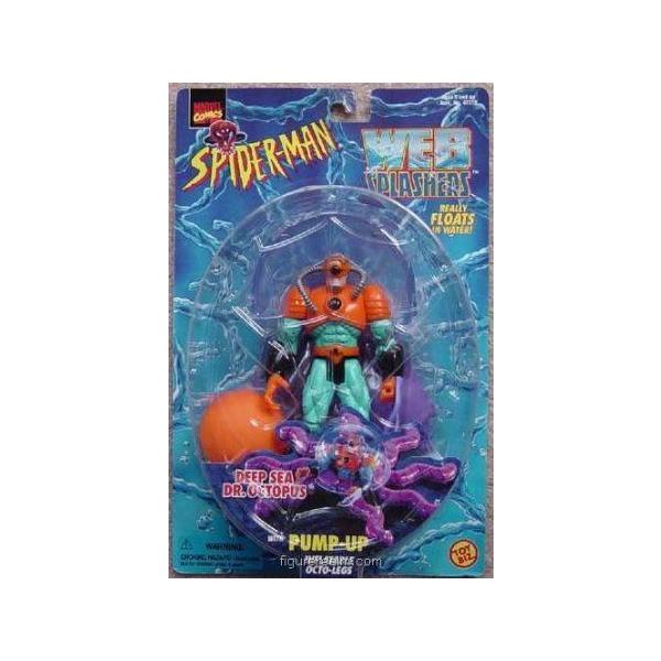 1997 TOY BIZ Spiderman (スパイダーマン) Web Splashers Deep SEA Dr. Octopus Inflatable Octo-legs フ
