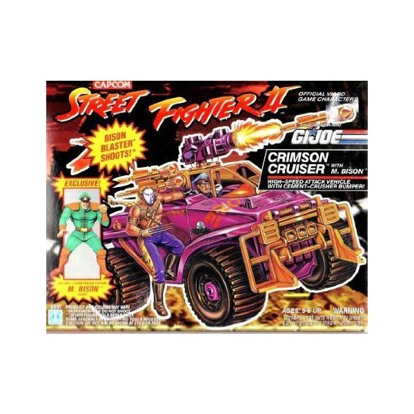 3-3/4 G.I. Joe (G.I.ジョー) Capcom Street Fighter II Crimson Cruiser Vehicle with Exclusive M. Bis