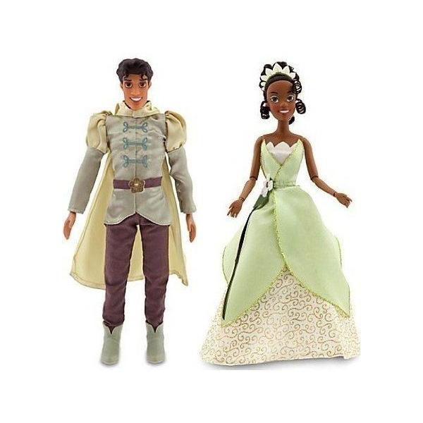Disney (ディズニー)The Princess and the Frog Prince Naveen Doll and Princess Tiana Doll - 12 H ド