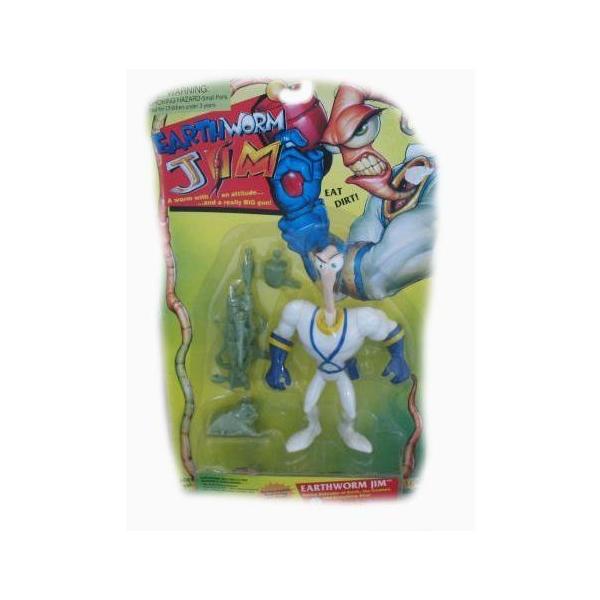 Earthworm Jim, A Worm with An Attitude, Action Figure フィギュア ダイキャスト 人形