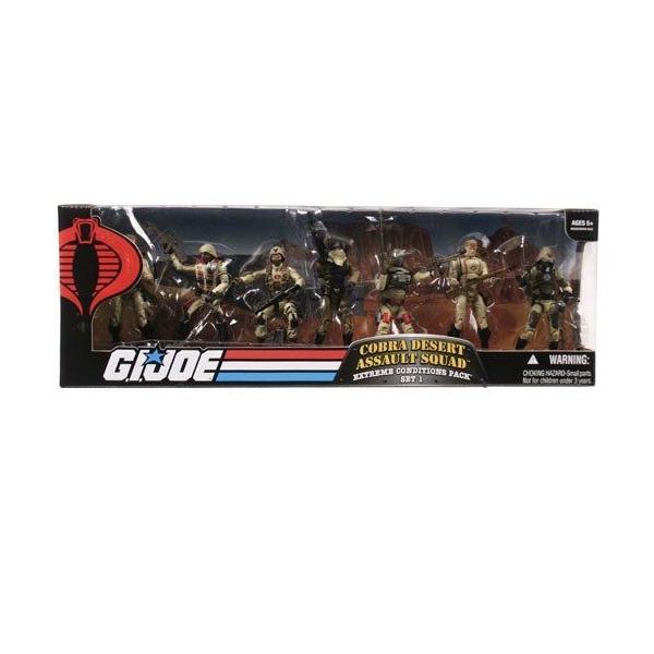 GI Joe Cobra Desert Assault Squad ~ Extreme Conditions Pack Set 1 フィギュア 人形 おもちゃ