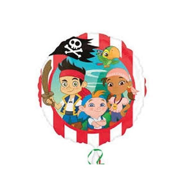Jake and the Never Land Pirates 18 Foil Balloon Disney (ディズニー) Izzy Cubby Skully Crew ミニカ