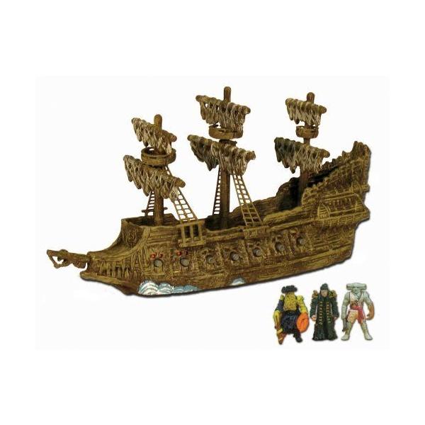 Pirates of the Carribean: Pirate Fleet Flying Dutchman with Davy Jones, Bootsrap Bill, and Maccus