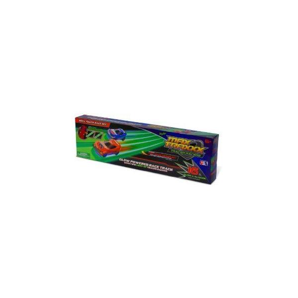 Skullduggery Kraz Kars Max Traxxx - Tracer Racers Starter Set - 16 Foot Track with 2 Tracer Racers