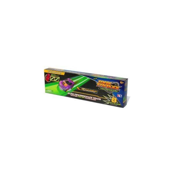 Skullduggery Krazy Kars Max Traxxx - Tracer Racers Starter Set - 8 Foot Track with 1 Tracer Racer