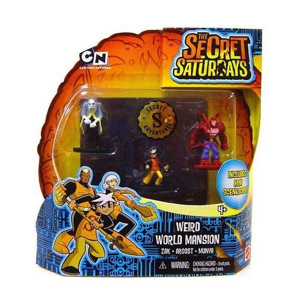 The Secret Saturdays Mini Figure Multi Pack Weird World Mansion フィギュア ダイキャスト 人形