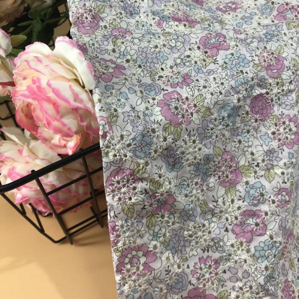 レース生地 マスク用生地 綿100% L021 カット 花プリント 花柄 刺繍 コットンレース ワークレース130cm*30cm