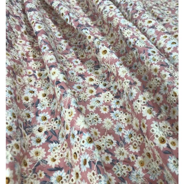 レース生地 マスク用生地 綿100% L040 カット 花プリント 花柄 刺繍 コットンレース ワークレース130cm*30cm