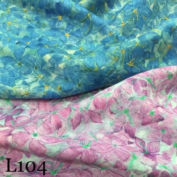 綿麻生地 コットンリネン生地 麻生地 DIY 花柄 手芸用 手作り 生地 ハンドメイド 140cm*30cm L104