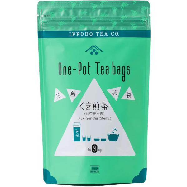 他サイト： 一保堂茶舗 三角茶袋くき煎茶9袋入の商品画像