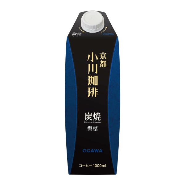 他サイト： 京都小川珈琲 炭火珈琲 微糖 1L ×6本の商品画像